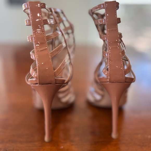 Gianvito Rossi Gladiator Heels‎ Lace Up Cage Stiletto Sandals Size 36 - Picture 5 of 12